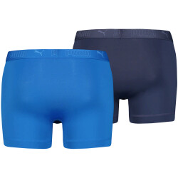 2er Pack PUMA Sport Mikrofaser Boxershorts Herren blue combo S