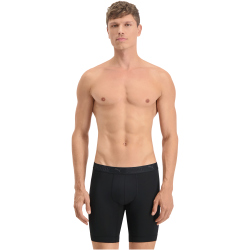 2er Pack PUMA Sport Mikrofaser Long Boxershorts Herren black XL