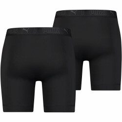 2er Pack PUMA Sport Mikrofaser Long Boxershorts Herren black XL