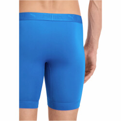 2er Pack PUMA Sport Mikrofaser Long Boxershorts Herren blue combo XL