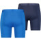 2er Pack PUMA Sport Mikrofaser Long Boxershorts Herren blue combo XL