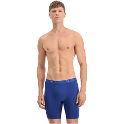 2er Pack PUMA Sport Cotton Long Boxershorts Herren blue...