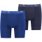 2er Pack PUMA Sport Cotton Long Boxershorts Herren blue combo XL