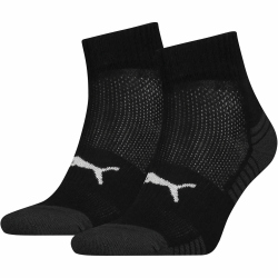 2er Pack PUMA Cushioned Quarter Sportsocken black 35-38