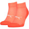2er Pack PUMA Cushioned Quarter Sportsocken coral 35-38