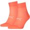 2er Pack PUMA Sport Light Quarter Socken coral 35-38