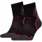 2er Pack HEAD Quarter Wandersocken black/red 43-46