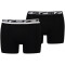 2er Pack PUMA Multi Logo Boxershorts Herren black S