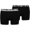 2er Pack PUMA Multi Logo Boxershorts Herren black M