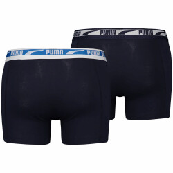 2er Pack PUMA Multi Logo Boxershorts Herren peacoat S