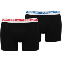 2er Pack PUMA Multi Logo Boxershorts Herren black combo S