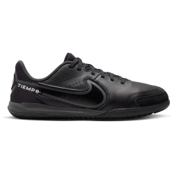 NIKE Jr. Tiempo Legend 9 Academy IC Hallen-Fu&szlig;ballschuhe Kinder black/dk smoke grey-summit white 28.5