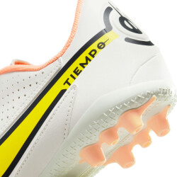 NIKE Jr. Tiempo Legend 9 Academy AG Kunstrasen-Fußballschuhe Kinder phantom/yellow strike-sunset glow 36