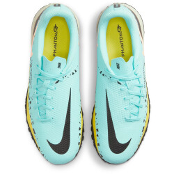 NIKE Jr. Phantom GT2 Academy TF Multinocken-Fußballschuhe Kinder glacier ice/black-yellow strike 36.5