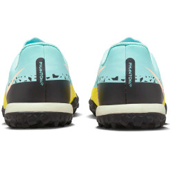 NIKE Jr. Phantom GT2 Academy TF Multinocken-Fußballschuhe Kinder glacier ice/black-yellow strike 36.5