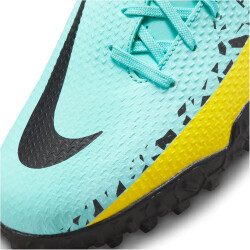 NIKE Jr. Phantom GT2 Academy TF Multinocken-Fußballschuhe Kinder glacier ice/black-yellow strike 36.5