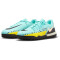 NIKE Jr. Phantom GT2 Academy TF Multinocken-Fußballschuhe Kinder glacier ice/black-yellow strike 36.5