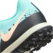 NIKE Jr. Phantom GT2 Academy TF Multinocken-Fußballschuhe Kinder glacier ice/black-yellow strike 36.5