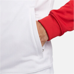 NIKE Polen Academy Pro Knit Trainingsjacke Herren white/sport red L