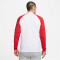 NIKE Polen Academy Pro Knit Trainingsjacke Herren white/sport red L