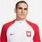 NIKE Polen Academy Pro Knit Trainingsjacke Herren white/sport red L