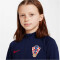 NIKE Kroatien Academy Pro Fußballjacke Kinder blackened blue/university red XS (122-128 cm)
