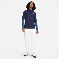 NIKE Kroatien Strike Dri-FIT Knit Fußball Fan-Sweatshirt Herren blackened blue/university red M