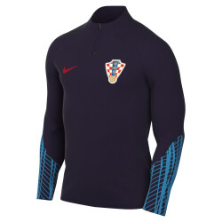 NIKE Kroatien Strike Dri-FIT Knit Fußball Fan-Sweatshirt Herren blackened blue/university red M