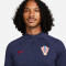 NIKE Kroatien Strike Dri-FIT Knit Fußball Fan-Sweatshirt Herren blackened blue/university red M