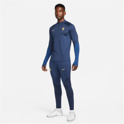 NIKE Frankreich Strike Dri-FIT Knit Fu&szlig;ball Fan-Sweatshirt Herren midnight navy/game royal/metallic g S