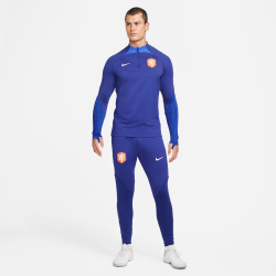 NIKE Niederlande Strike Dri-FIT Knit Fu&szlig;ball Fan-Sweatshirt Herren deep royal blue/hyper royal/white S