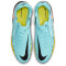 NIKE Phantom GT2 Academy FlyEase MG Easy On/Off Multi-Ground Fußballschuhe 407 - glacier ice/black-yellow strike 45