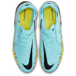 NIKE Phantom GT2 Academy FlyEase MG Easy On/Off Multi-Ground Fußballschuhe 407 - glacier ice/black-yellow strike 46