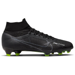 NIKE Zoom Mercurial Superfly 9 Pro FG Firm-Ground Fußballschuhe Herren 001 - black/dk smoke grey-summit white-volt 42
