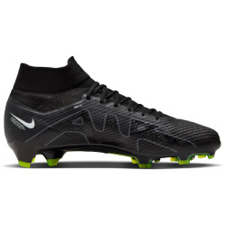 NIKE Zoom Mercurial Superfly 9 Pro FG Firm-Ground Fußballschuhe Herren 001 - black/dk smoke grey-summit white-volt 42