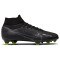 NIKE Zoom Mercurial Superfly 9 Pro FG Firm-Ground Fußballschuhe Herren 001 - black/dk smoke grey-summit white-volt 42