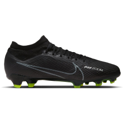 NIKE Mercurial Zoom Vapor 15 Pro FG Firm-Ground Fu&szlig;ballschuhe Herren 001 - black/dk smoke grey-summit white-volt 42