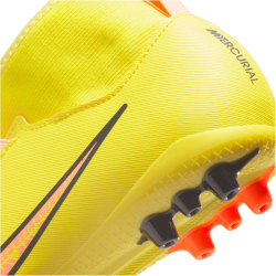 NIKE Jr. Air Zoom Mercurial Superfly 9 Academy Kunstrasen-Fußballschuhe Kinder 780 - yellow strike/sunset glow-volt ice 38