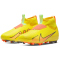 NIKE Jr. Air Zoom Mercurial Superfly 9 Academy Kunstrasen-Fußballschuhe Kinder 780 - yellow strike/sunset glow-volt ice 38