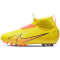 NIKE Jr. Air Zoom Mercurial Superfly 9 Academy Kunstrasen-Fußballschuhe Kinder 780 - yellow strike/sunset glow-volt ice 38