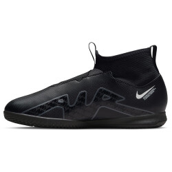 NIKE Jr. Zoom Mercurial Superfly 9 Academy IC Hallen-Fußballschuhe Kinder 001 - black/dk smoke grey-summit white-volt 35