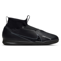 NIKE Jr. Zoom Mercurial Superfly 9 Academy IC Hallen-Fußballschuhe Kinder 001 - black/dk smoke grey-summit white-volt 35