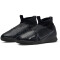 NIKE Jr. Zoom Mercurial Superfly 9 Academy IC Hallen-Fußballschuhe Kinder 001 - black/dk smoke grey-summit white-volt 35