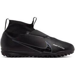 NIKE Jr. Air Zoom Mercurial Superfly 9 Academy TF Turf Multinocken-Fußballschuhe Kinder black/dk smoke grey-summit white-vo 38.5