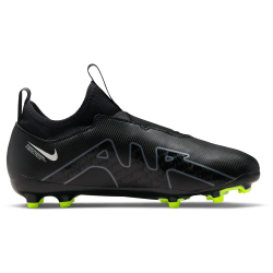 NIKE Jr. Zoom Mercurial Vapor 15 Academy MG Multi-Ground Fu&szlig;ballschuhe Kinder 001 - black/dk smoke grey-summit white-volt 31