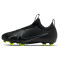 NIKE Jr. Air Zoom Mercurial Vapor 15 Academy MG Multi-Ground Fußballschuhe Kinder 001 - black/dk smoke grey-summit white-volt 33.5