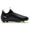 NIKE Jr. Air Zoom Mercurial Vapor 15 Academy MG Multi-Ground Fußballschuhe Kinder 001 - black/dk smoke grey-summit white-volt 33.5