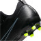 NIKE Jr. Air Zoom Mercurial Vapor 15 Academy MG Multi-Ground Fußballschuhe Kinder 001 - black/dk smoke grey-summit white-volt 33.5