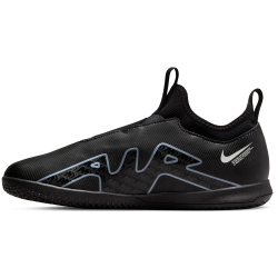 NIKE Jr. Zoom Mercurial Vapor 15 Academy IC Hallen-Fu&szlig;ballschuhe Kinder 001 - black/dk smoke grey-summit white-volt 27