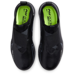 NIKE Jr. Zoom Mercurial Vapor 15 Academy IC Hallen-Fu&szlig;ballschuhe Kinder 001 - black/dk smoke grey-summit white-volt 27